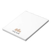 Aangepaste naam Gebruid dorp illustratie Notitieblok (Linkerzijde)