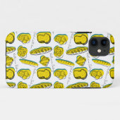 Aangepaste Naam Geel Bakkerij Patroon Case-Mate iPhone Case (Achterkant (horizontaal))