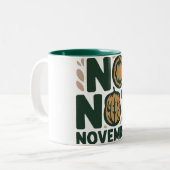 Aangepaste naam Geen Noten November Mok – Grappige (Voorkant links)