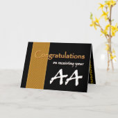 AANGEPASTE NAAM Gefeliciteerd - Associates Degree  Kaart (Gele Bloem)