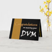 AANGEPASTE NAAM - Gefeliciteerd - DVM Kaart (Gele Bloem)