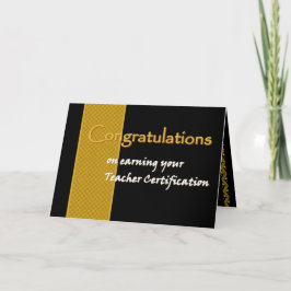 AANGEPASTE NAAM Gefeliciteerd LERARENCERTIFICERING Kaart