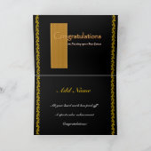 AANGEPASTE NAAM - Gefeliciteerd met je slagen voor Kaart (Binnen)