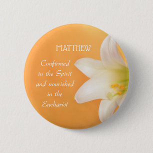 Aangepaste naam, Gefeliciteerd RCIA Gefeliciteerd Ronde Button 5,7 Cm