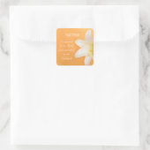 Aangepaste naam, Gefeliciteerd RCIA Gefeliciteerd Vierkante Sticker (Tas)