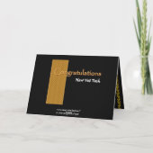 AANGEPASTE NAAM Gefeliciteerd - Vet Tech Kaart (Achterkant)