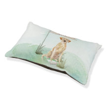 Aangepaste naam gele Lab hond