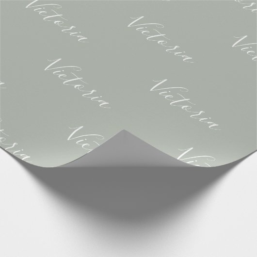 Aangepaste naam gematigde pasta voor gematigde pag cadeaupapier (Hoek)