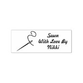 Aangepaste naam genaaid met liefde door stempel (Gestempeld)