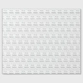 Aangepaste naam, gepensioneerde gefeliciteerd zwar cadeaupapier (Vlak)