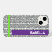 Aangepaste naam | Gepersonaliseerd iPhone Hoesje (Achterkant horizontaal)