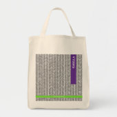Aangepaste naam | Gepersonaliseerd Tote Bag (Voorkant)