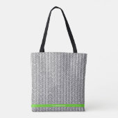 Aangepaste naam | Gepersonaliseerd Tote Bag (Achterkant)