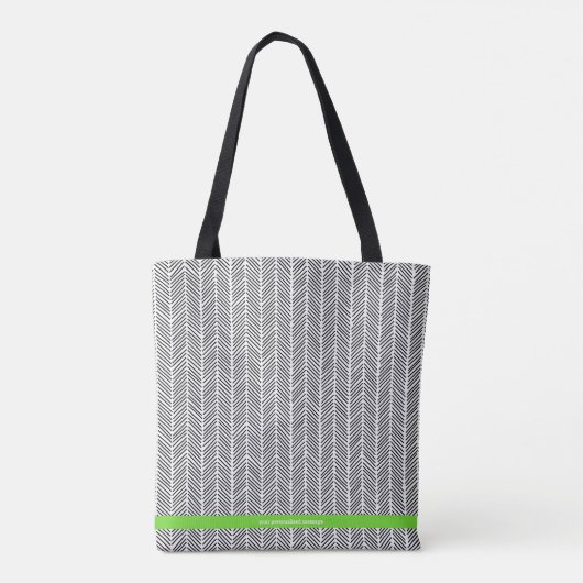 Aangepaste naam | Gepersonaliseerd Tote Bag (Achterkant)