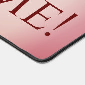 Aangepaste naam Gepersonaliseerde Desk Mat (Hoek)