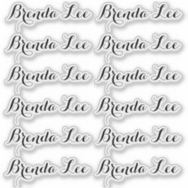 AANGEPASTE NAAM — Gepersonaliseerde naamlabels Sti Sticker