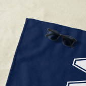 Aangepaste naam Gepersonaliseerde Pool Verjaardag  Strandlaken (In situ)