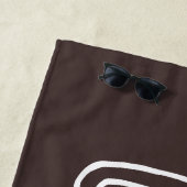 Aangepaste naam Gepersonaliseerde Pool Verjaardag Strandlaken (In situ)