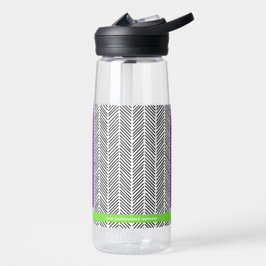 Aangepaste naam | Gepersonaliseerde reis Waterfles (Links)