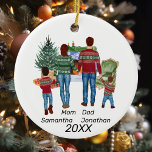 Aangepaste naam Gepersonaliseerde Waterverf Keramisch Ornament<br><div class="desc">Dit ontwerp werd gecreeerd door digitale kunst. Het kan op het verstrekte gebied worden gepersonaliseerd of door de foto te veranderen of uw eigen woorden toe te voegen worden aangepast. Neem contact met mij op colorflowcreations@gmail.com als u dit ontwerp op een ander product wilt gebruiken of om het aantal, het...</div>