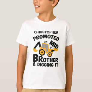 Aangepaste naam gepromoveerd naar Middle Brother G T-shirt