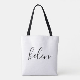 Aangepaste naam geschenk boodschappentas tote bag