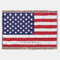 Aangepaste naam gestileerde Amerikaanse vlag