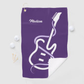 Aangepaste naam Gestileerde gitaar Golfhanddoek (Insitu)