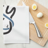 Aangepaste naam Gestileerde gitaar Theedoek (Quarter Fold)