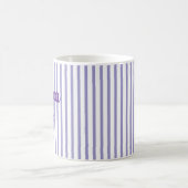 Aangepaste naam gestreepte Coquette lint verjaarda Koffiemok (Center)