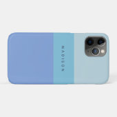 Aangepaste naam Gestreepte telefoongevallen Case-Mate iPhone Case (Achterkant (horizontaal))