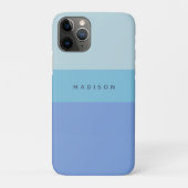 Aangepaste naam Gestreepte telefoongevallen Case-Mate iPhone Case (Achterkant)
