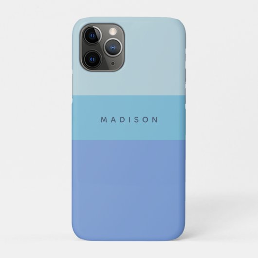 Aangepaste naam Gestreepte telefoongevallen Case-Mate iPhone Case (Achterkant)
