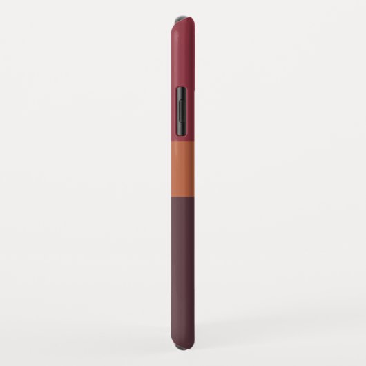 Aangepaste naam Gestreepte telefoongevallen Case-Mate iPhone Case (Achterkant/rechts)