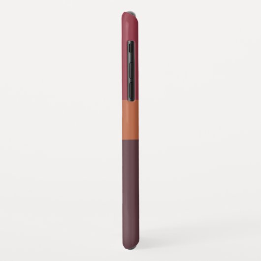 Aangepaste naam Gestreepte telefoongevallen Case-Mate iPhone Case (Achterkant/links)