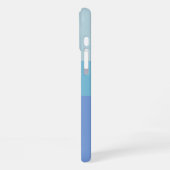 Aangepaste naam gestreepte telefoonhoesjes iPhone hoesje (Linkerkant)