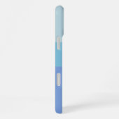Aangepaste naam gestreepte telefoonhoesjes iPhone hoesje (Rechterkant)