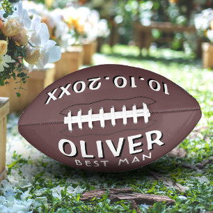 Aangepaste naam getuige trouwdatum cadeau american football