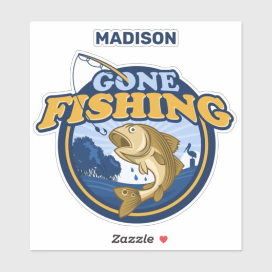 Aangepaste naam Gevist Sticker (Vel)