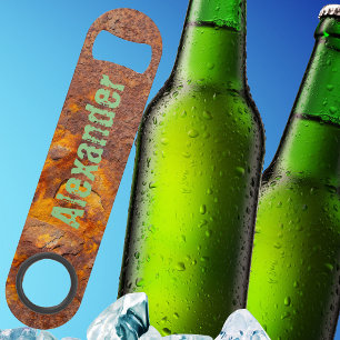 Aangepaste naam Geweldige Rusty Speed Flessenopener