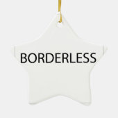 Aangepaste naam, Geweldige volumeregeling Keramisch Ornament (Achterkant)