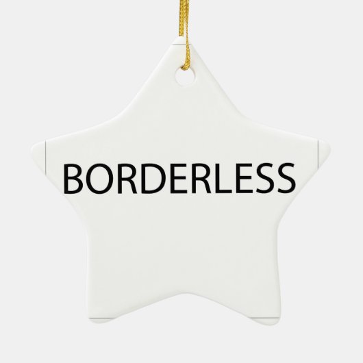 Aangepaste naam, Geweldige volumeregeling Keramisch Ornament (Achterkant)