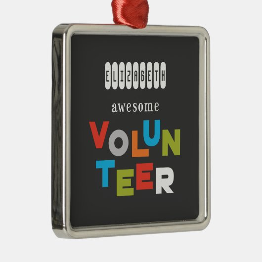 Aangepaste naam, Geweldige volumeregeling Metalen Ornament (Rechts)