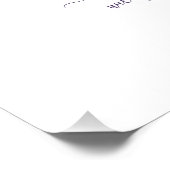 Aangepaste naam Gezegde Quote Butterfly Wildflower Perfect Poster (Hoek)