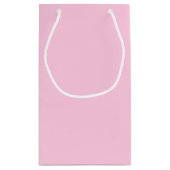 Aangepaste naam girly roze klein cadeauzakje (Achterkant)