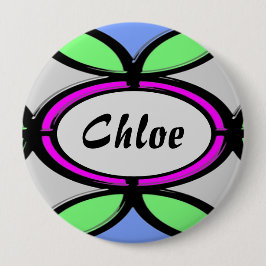 Aangepaste naam Glass gekleurde betegelknop Ronde Button 4,0 Cm