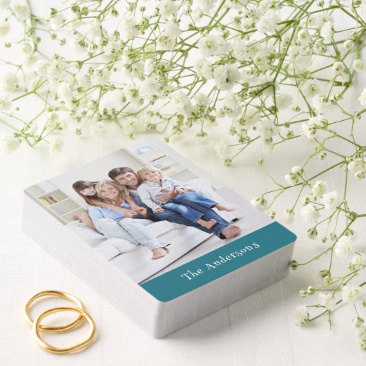 Aangepaste naam "Go Fish" Foto speelkaarten (Insitu (Huwelijk))