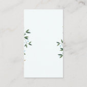 Aangepaste naam Gold Modern 50e verjaardag Informatiekaartje (Achterkant)