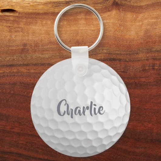 Aangepaste naam Golf Ball Sleutelhanger (Voorkant)
