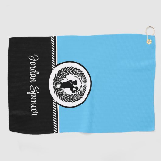 Aangepaste Naam Golf Handdoek (Horizontaal)